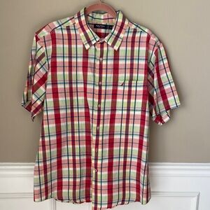 Nautica Men's Multicolor Plaid Casual Shirt XL